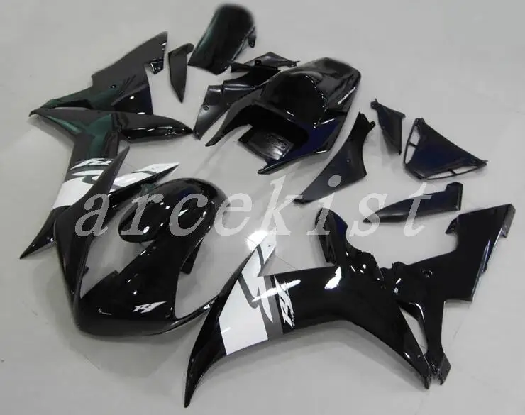 Новый Обтекатели Наборы пригодный для Yamaha YZF 1000 R1 02 03 YZF-R1 2002 2003 ABS Пластик Комплект обтекателя мотоцикла Cowling белый черный