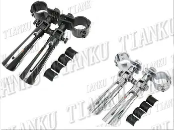 

New Motorcycle Guard Crash Bar Footrest Foot Pegs For Honda Yamaha Suzuki Kawasaki Sport Bobber Custom Chopper Cruisers Street