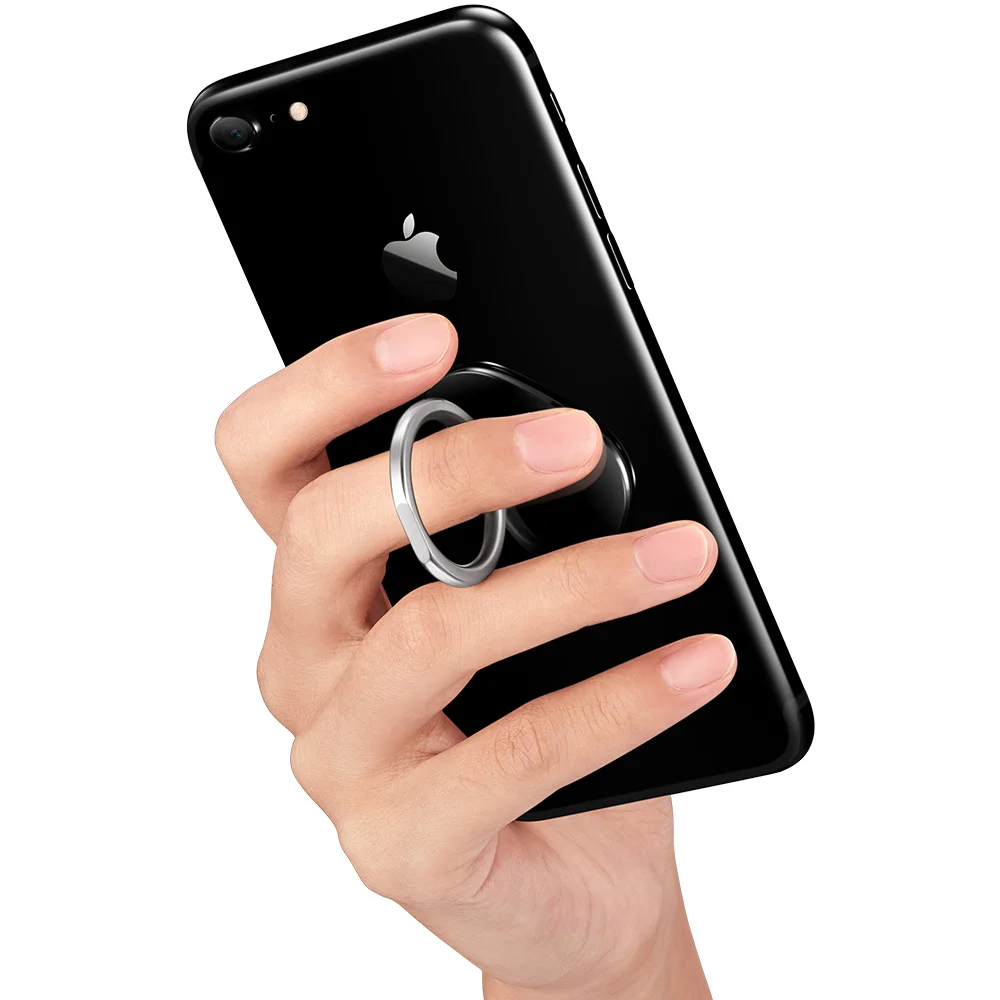ESR Phone Holder Finger Grip Ring Zinc Alloy Ring Stand Kickstand Metal Holder for iPhone X 8 8 Plus 7 6s for Samsung S9 Xiaomi