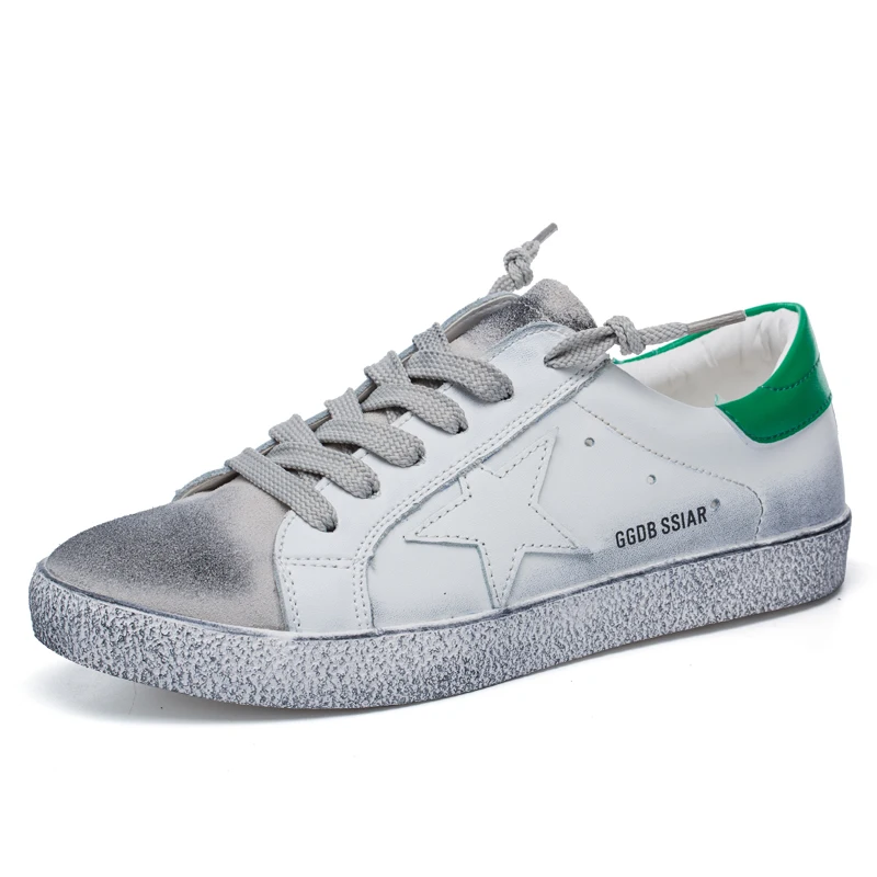 

Unisex 2018 Hot Sale Spring Summer Mens Casual Shoes Genuine Leather Shoes Men Breathable Sneakers White Men Shoes Flat