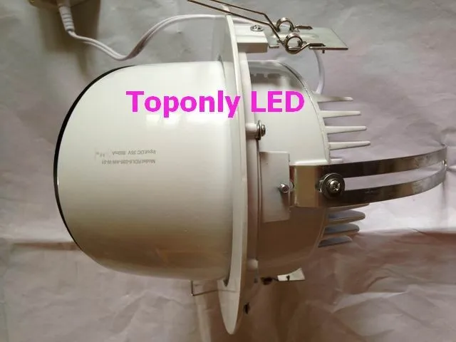 Высокое качество 35 Вт gimbal Поворотный Светильник светодиоды COB Epistar AC100-240v цвет белый 2000lm 18 шт./лот EMS/DHL/FedEx