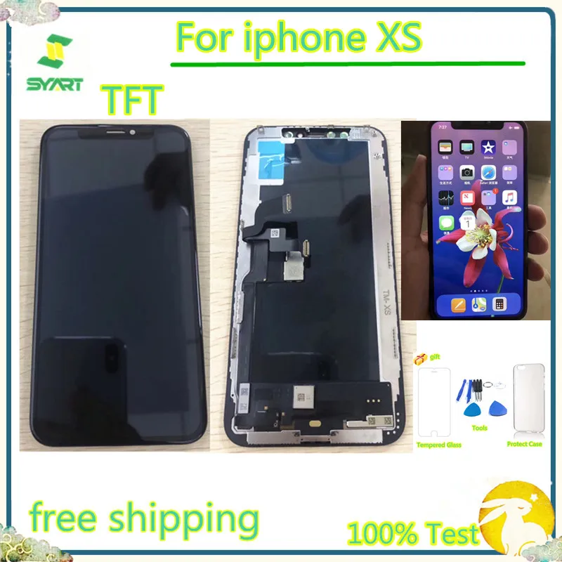 5 8 &quotTFT ZY GX OLED LCD для iphoneXS Pantalla Komplett Einheit экран сенсорный дигитайзер сборка iPhone XS |
