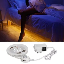 Motion Sensor LED Strip Waterproof 1.2M 36LED PIR LED Strip Warm White with Automatic Shut Off Timer High Quality Bed Light