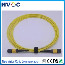 2 шт./лот, SM, G657A1, 8 ядер, 12 м, MPO(SENKO) штекер для MPO женский волоконный патч-корд, тип полярности B, 3,0 мм Мини LSZH желтый круглый кабель