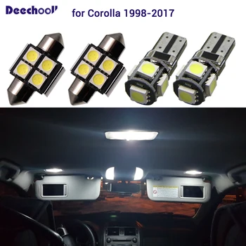 

Canbus License plate lamp bulbs+ reverse lights+interior map trunk dome light for Toyota for Corolla 1998-2017
