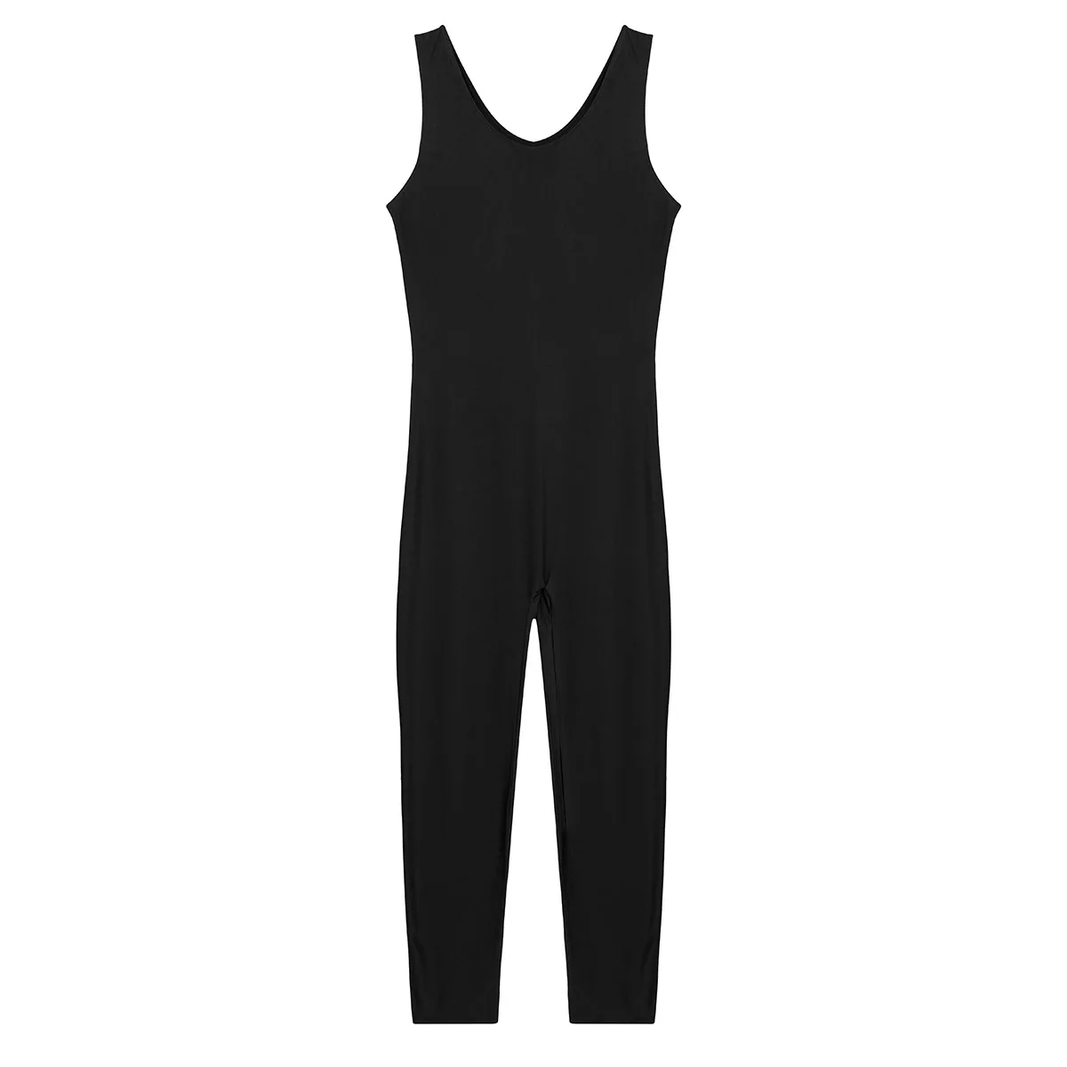 Men ballet Leotard Dance bodysuit Well Fit Gymnastic leotard One Piece Scoop Neck Sleeveless Skin-Tight Vest Unitard Bodysuit