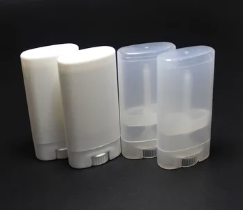 

1000pcs/lot Empty 15g lip balm tube Clear Deodorant tube transparent deodorant container