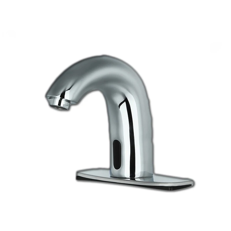 

Free shipping Top quality sensor mixer tap with single cold bathroom basin sink faucet of polished chrome sensor faucet