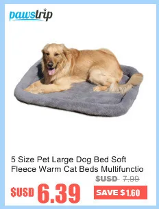 5 Размеры Питомец большая собака Bed мягкого флиса теплый Cat Кровати Многофункциональный щенок Подушки Коврики Кама Para Cachorro