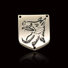 Заказная качественная фурнитура металлические тисненые этикетки Пришивные бирки для одежды 2*2,4 см маленькая мультяшная лошадь металлическая именная табличка