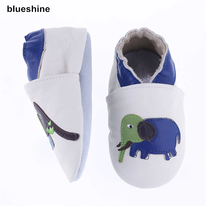 Lovely Pattern Baby Shoes Soft Genuine Leather Prewalker Booties Baby Moccasins Infants Shoes for Boys