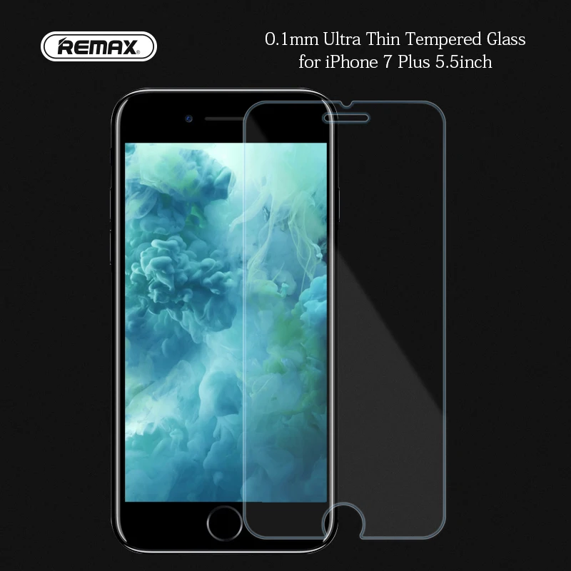 Ультра тонкий 0.1 мм для iphone 7 plus screen protector 5.5 inch Закаленное Стекло HD Прозрачный