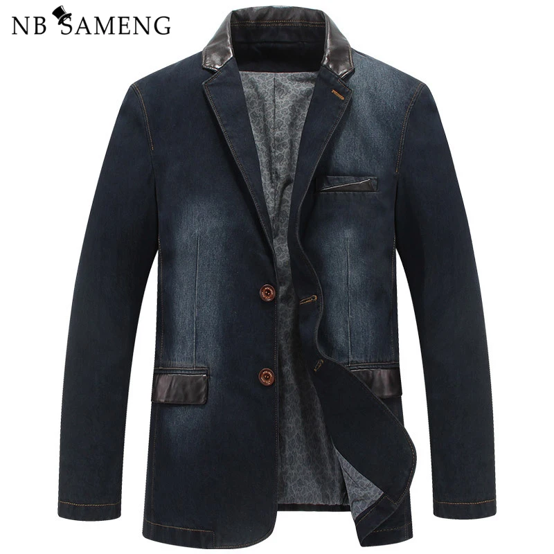 Aliexpress.com : Buy 2018 Plus Size Men's Fashion Retro Denim Jackets Mens Clothing Patchwork 
