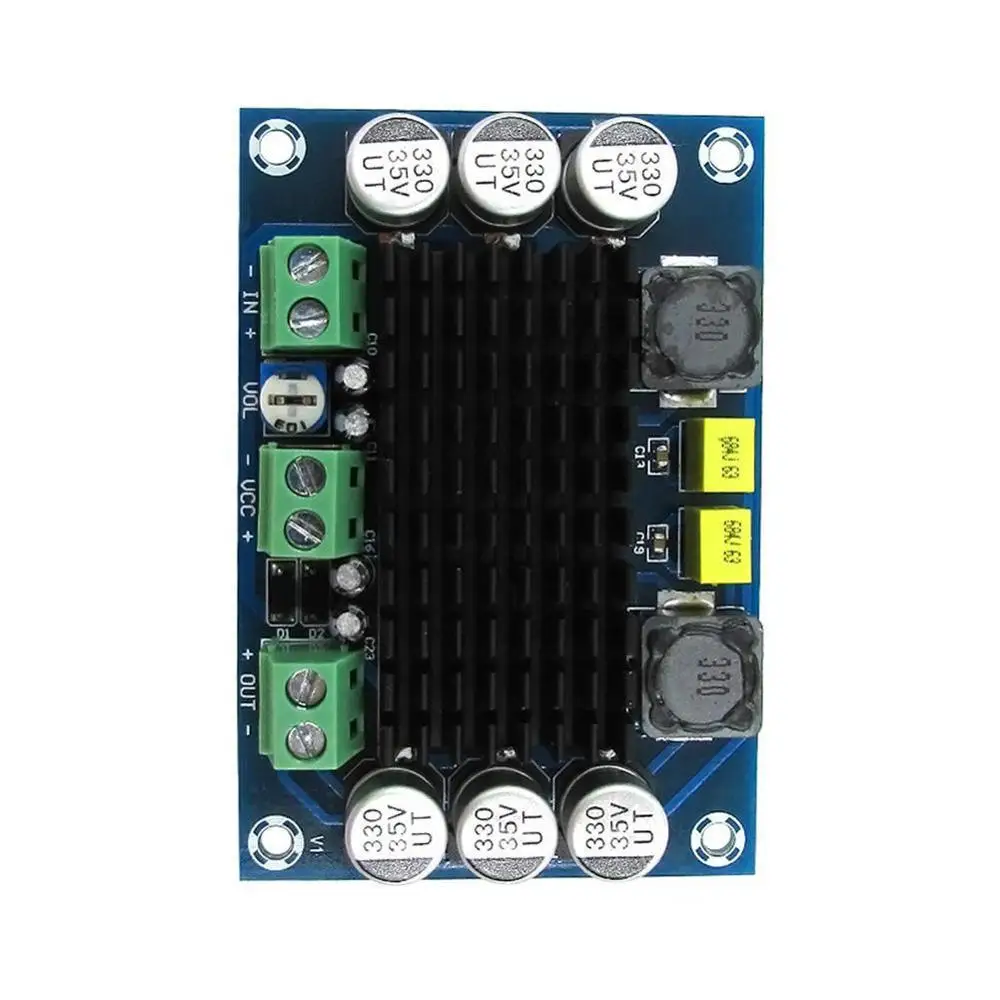 TPA3116D2 цифровой аудио усилитель доска класса D 100 Вт усилители DC12-26V DIY XH-M542 HIFI усилитель