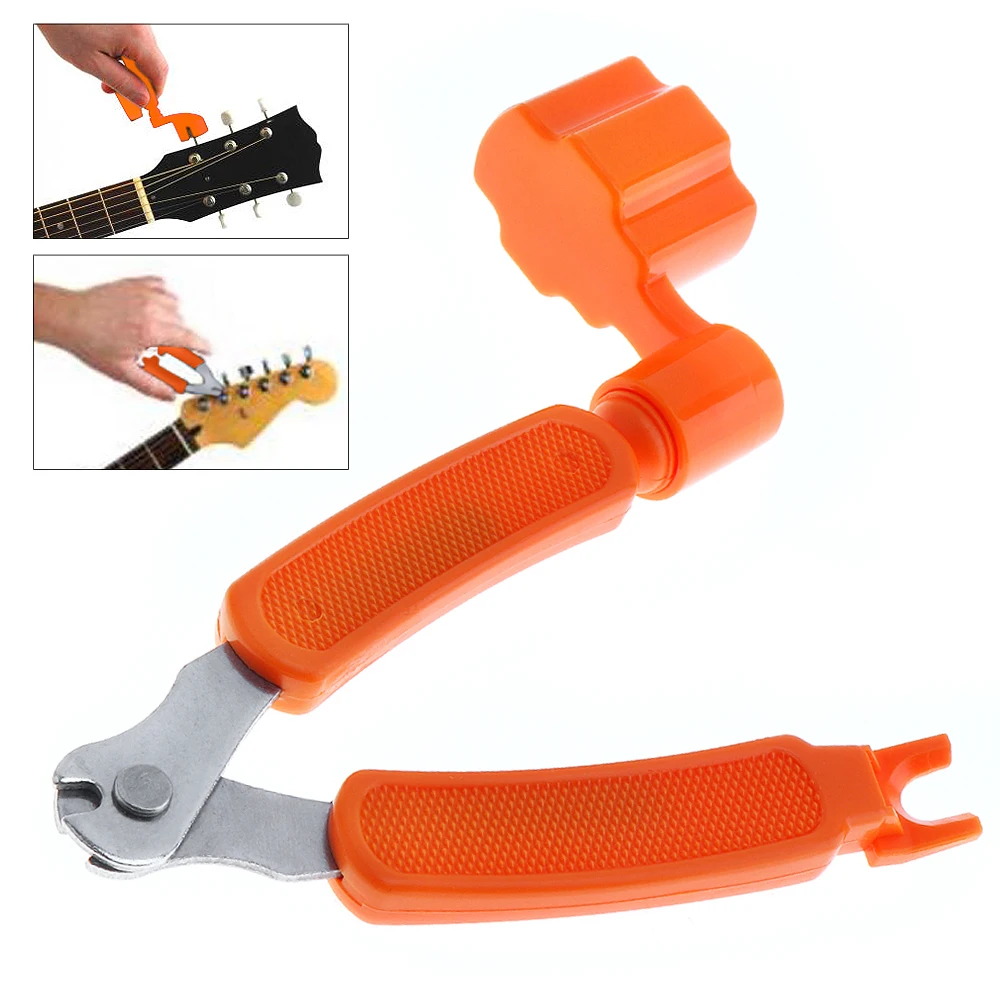 

3 in 1 Multifunctional Guitar Ukulele Tool Winder + String Cutter + Pin Puller Musical Instrument Parts Accessories
