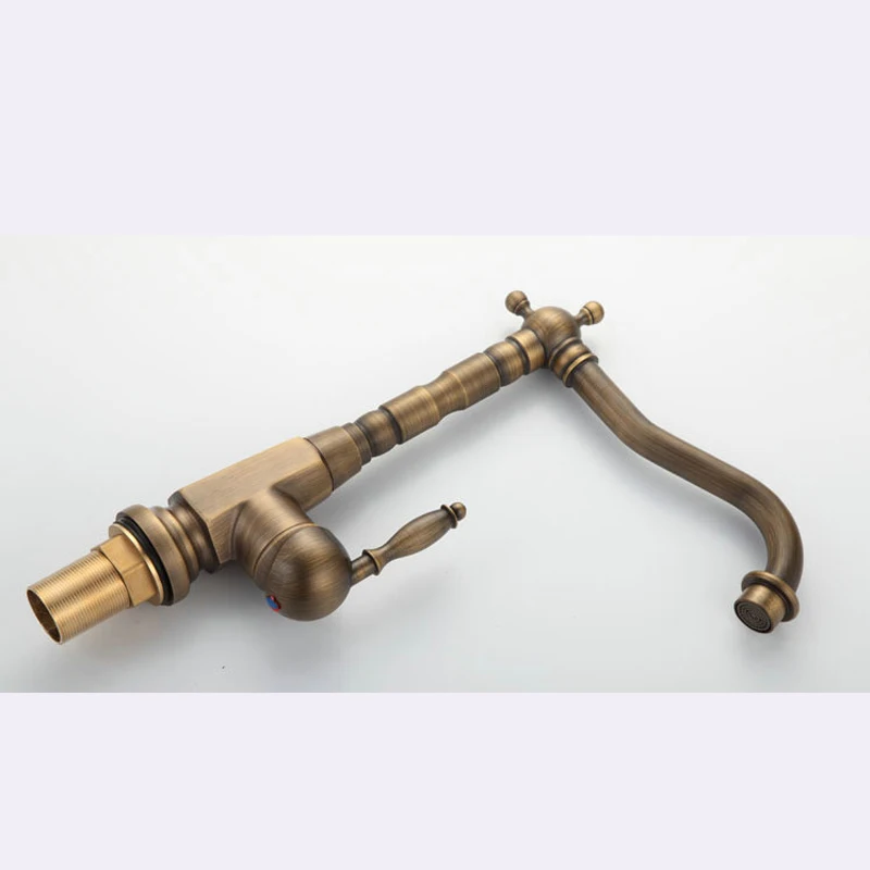  Bakala Single Handle Antique Brass Centerset Kitchen Faucet tap Wholesale GZ8103 - 930585986