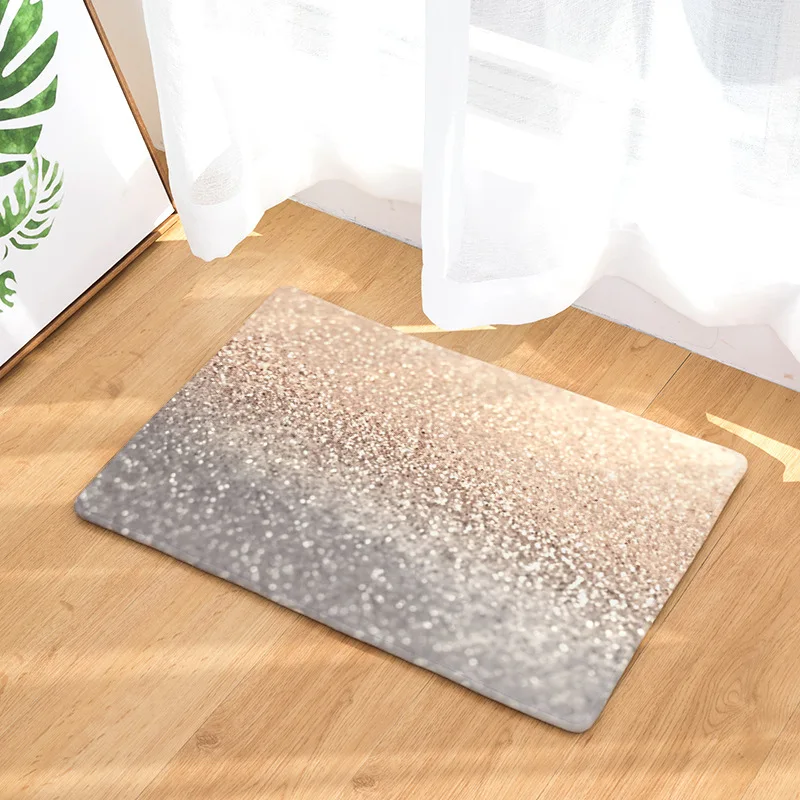CAMMITEVER, блестящий бриллиантовый коврик для украшения дома, ковер из полиэстера, нескользящий коврик для пола, коврик для спальни, ванной комнаты