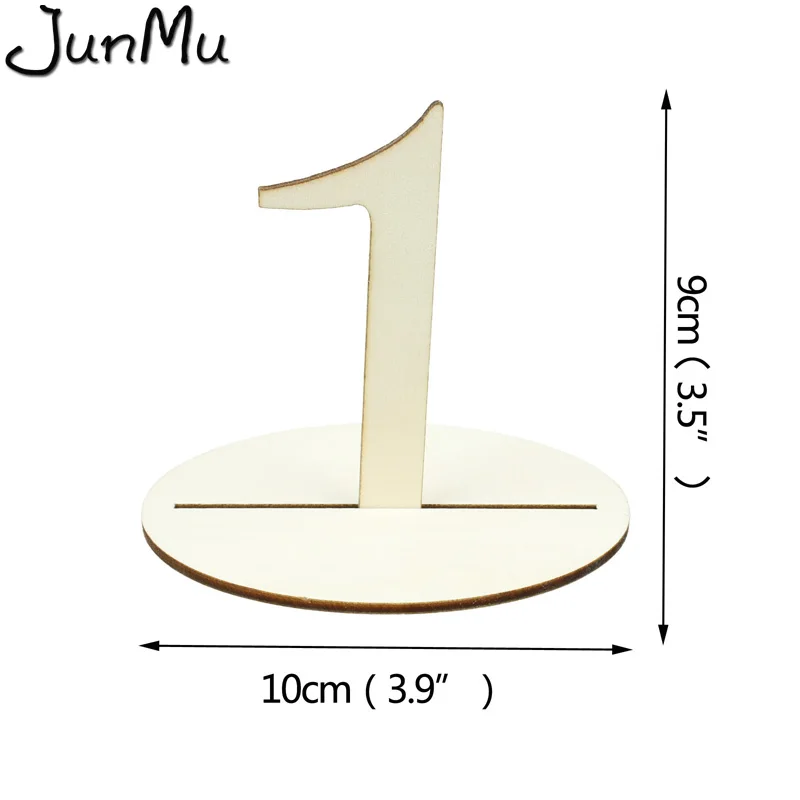 10 шт./компл. модные деревянные принадлежности для свадебной вечеринки 1-10 место держатель настольный номер фигурная карта цифровое украшение сиденья
