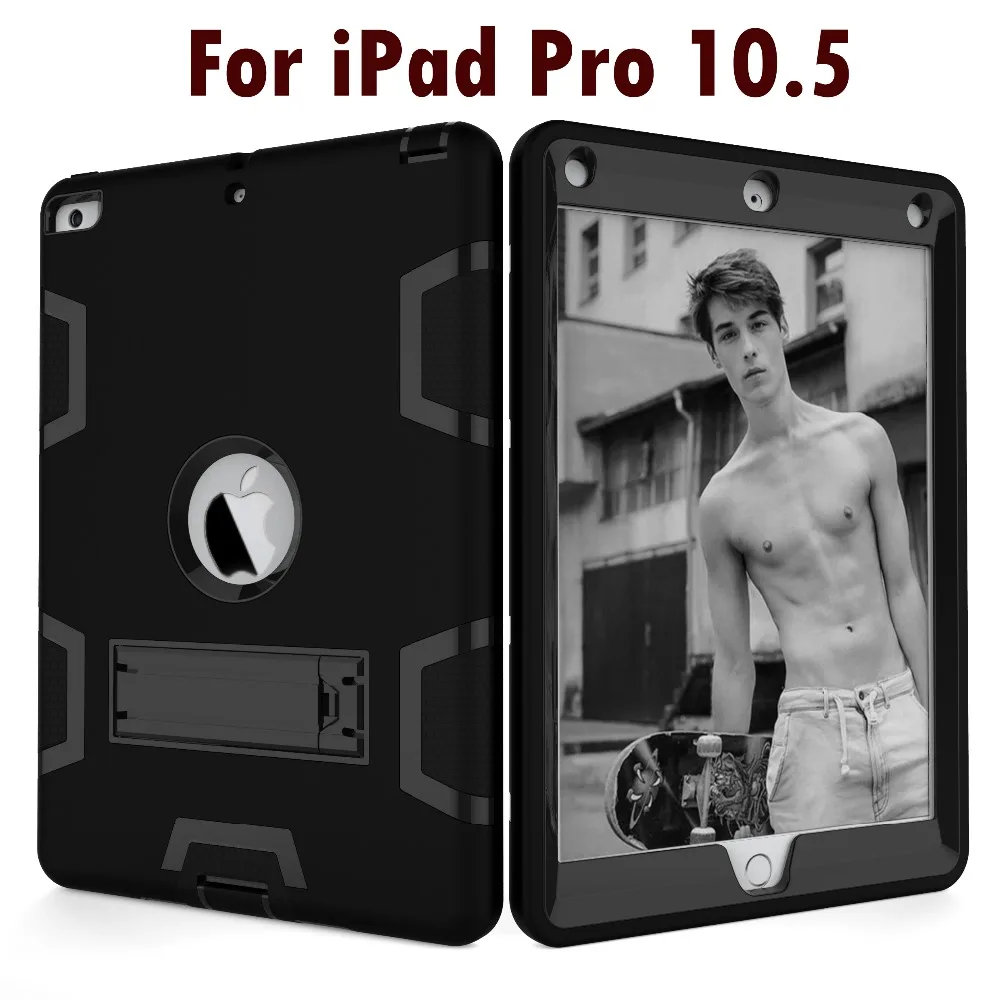For Apple 2017 New iPad Pro 10.5 inch Tablet Armor Shockproof Hybrid Protective Stand Shell Cover Case for A1701 A1709 | Компьютеры и