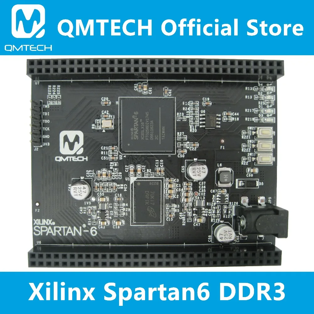 

QMTECH Xilinx FPGA Spartan6 Spartan-6 Core Board XC6SLX16 DDR3 256MB