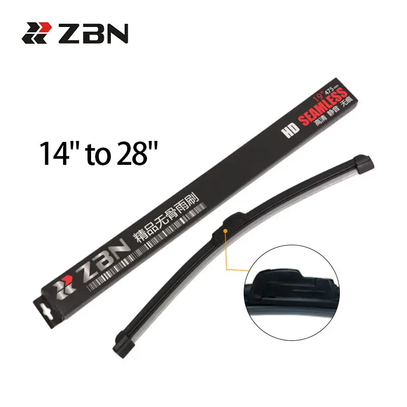 Universal U type Soft Rubber Cars Windscreen Wipers Automobiles