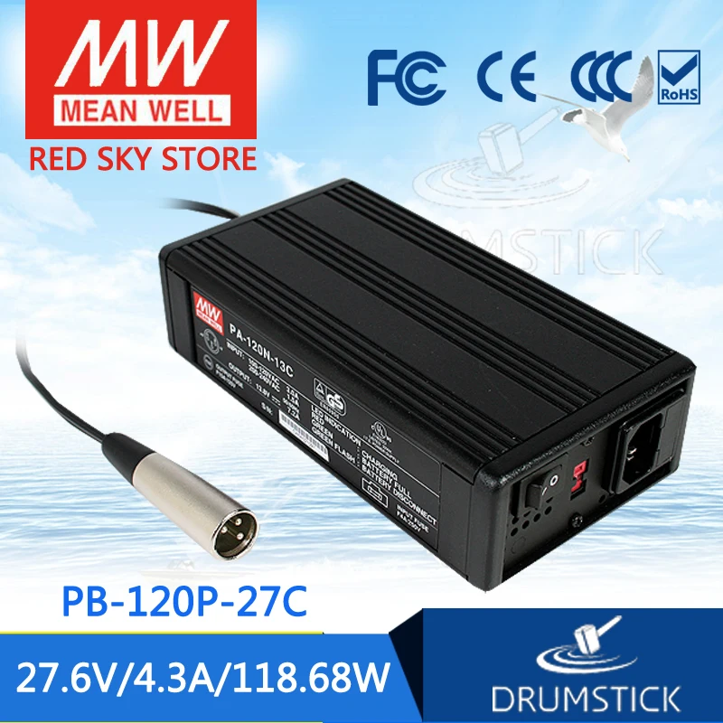 

MEAN WELL PB-120P-27C 27.6V 4.3A meanwell PB-120P 27.6V 118.68W Power Supply or Battery Charger