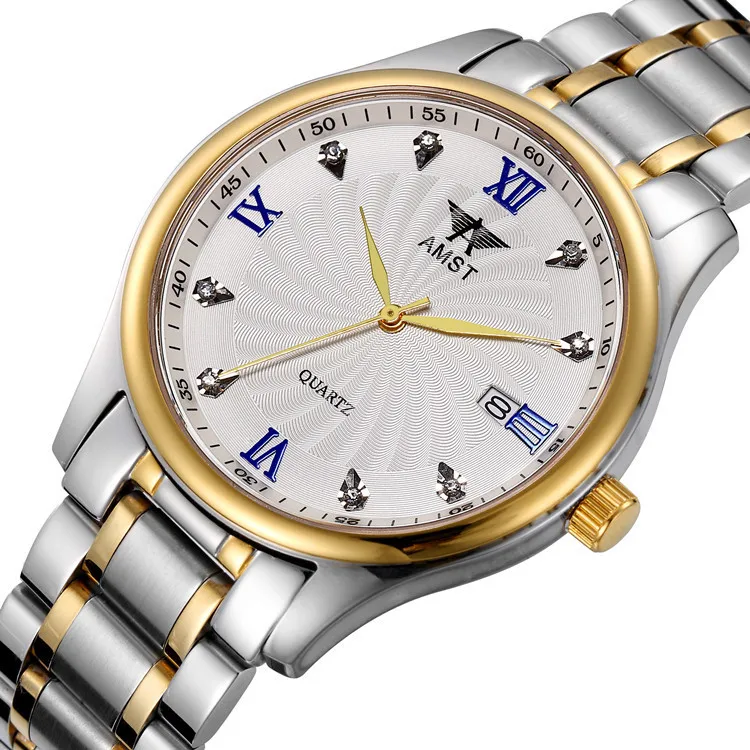 

2020 Hot Sale New Arrival Watches Steel For Men And Women Leisure Waterproof With Diamonds For Wholesale 2001