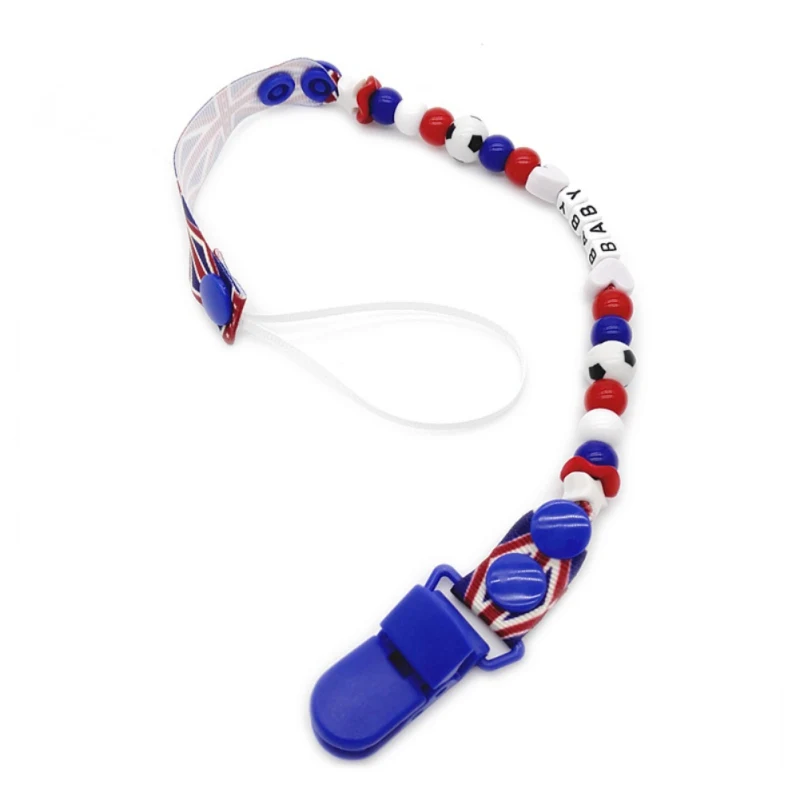 Hot Sale Newborn Infant Baby Dummy Pacifier Soother Nipple Chain Clip Buckle Anti-out J2