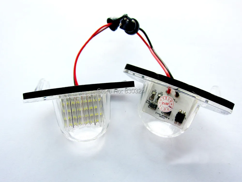 2 шт. 18x SMD светодиодный номерной знак светильник Honda CRV JAZZ ODYSSEY FR V|license plate light|light