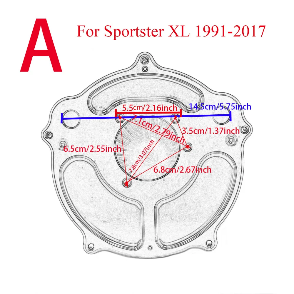 Очиститель воздуха мотоцикла с ЧПУ для Harley XL Sportster 91-17 Touring Street Glide 08-18 Softail 00-15 FXSBSE 13-14 FLSTSE