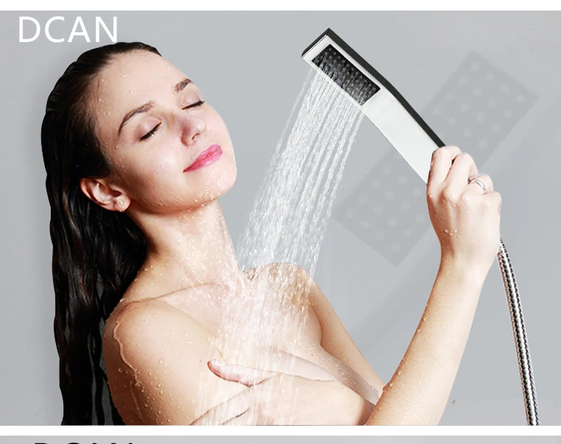 Bathroom Shower Set Accessories Faucet Panel Tap Thermostatic Mixer LED Ceiling Rainfall Shower jet System Led Mist Rain Shower (18)