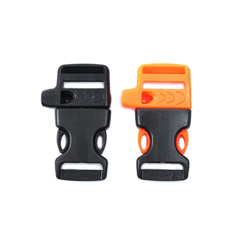 

2pcs Side Release Buckle Whistle Scraper Parachute Paracord Bracelet Accessories Outdoor Camp Backpack Survival Kits Equipment