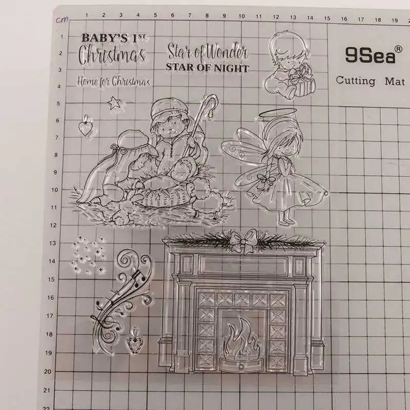 20 стилей Рождество Санта-дерево дом прозрачные силиконовые прозрачные штампы для скрапбукинга DIY изготовление бумажных карточек декоративное ремесло
