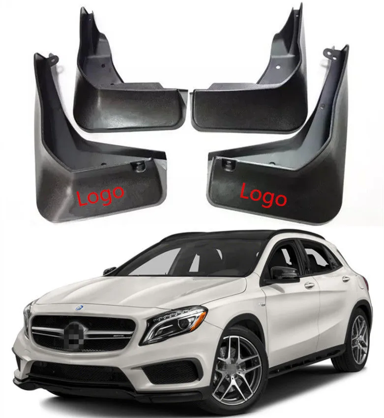 

New OE Quality Sport SET Splash Guards Mud Flaps Fit FOR 2014-2019 Mercedes Benz GLA AMG GLA45