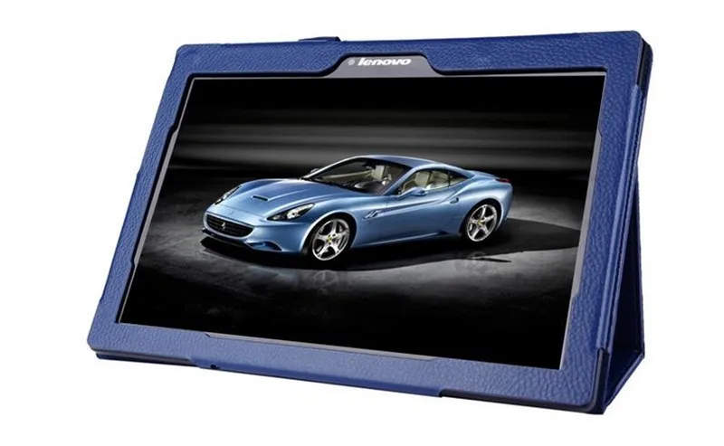 Litchi Pattern PU Leather Stand Flip Case Cover For Lenovo Tab 2 A10-70 A10 70 10.1 Tablet Case Cover  (27)