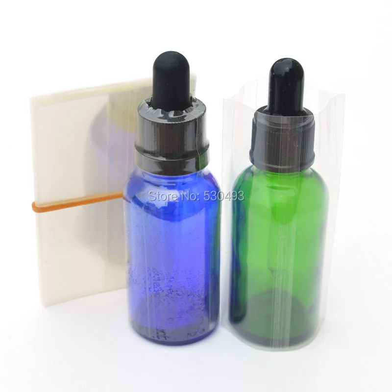 DHL Free Shrink Wrap for 30ml E liquid e juice Glass Dropper Bottles