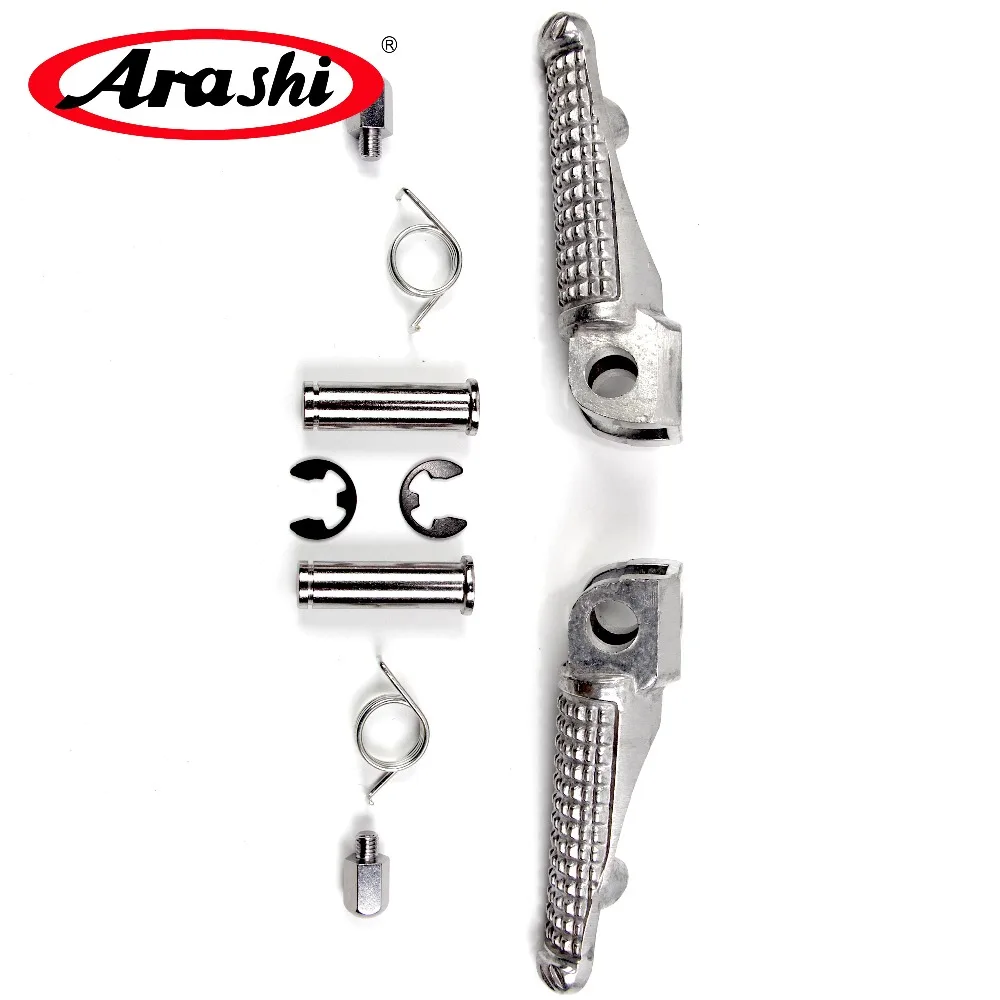ARASHI мотоциклетные передние ножки Peg Подножка педаль для Kawasaki KLE 650 VERSYS 2007-2009 Ninja 650R ZX6R ER6N ER6F Z750 GTR 1400