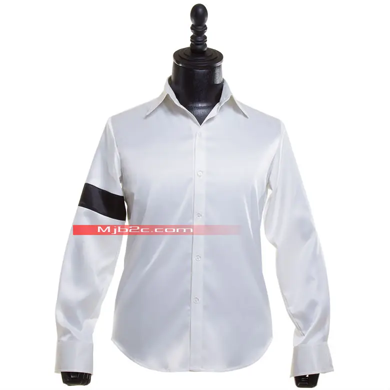 Michael Jackson Costume Black Or White Shirt / Armband / Whitein