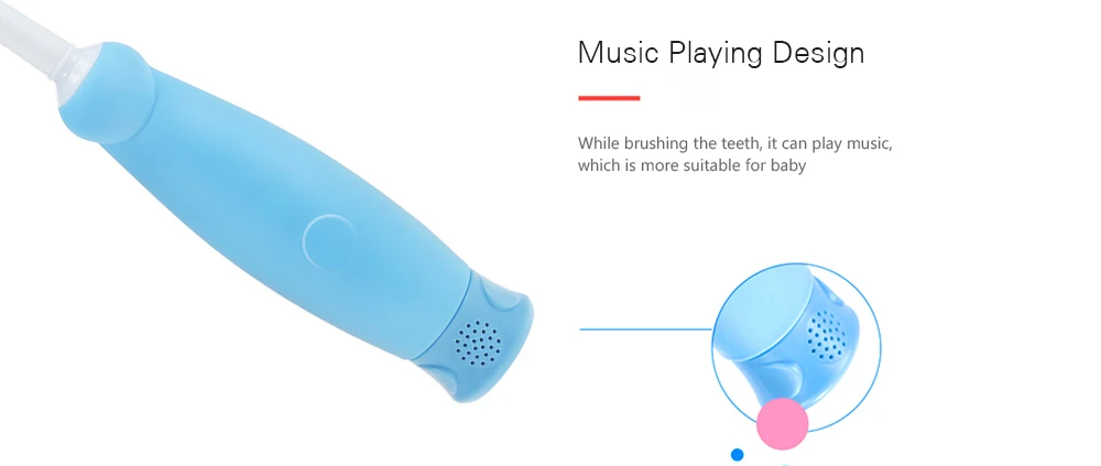 SE017 Waterproof Sonic Rechargeable Electric Toothbrush for Children