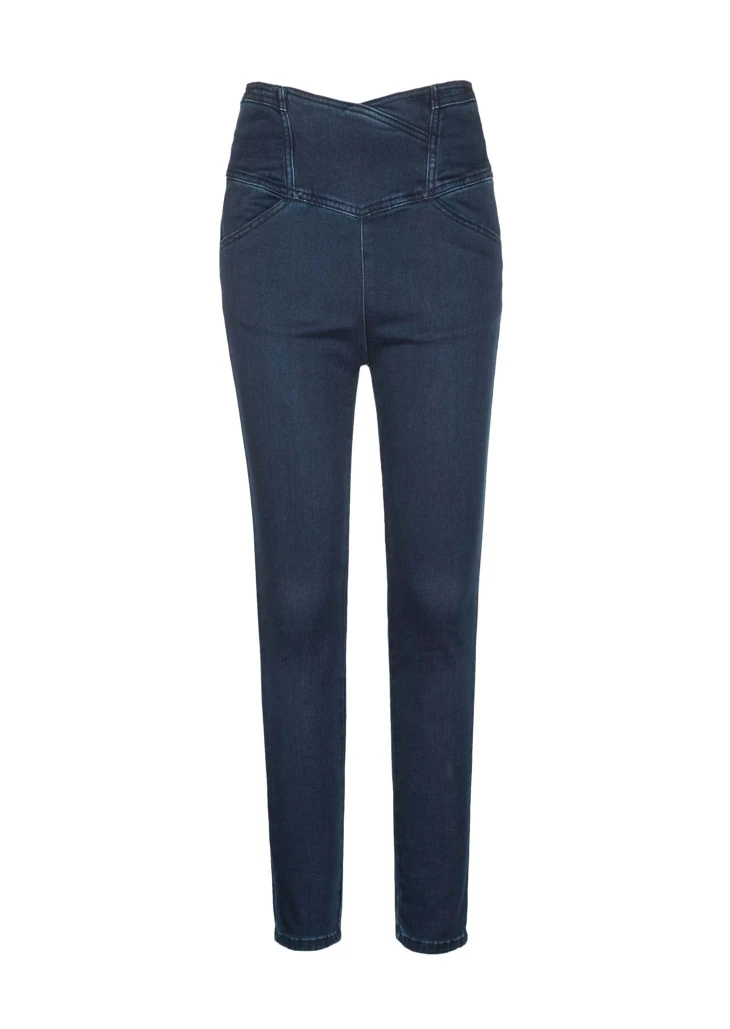Vero Moda джинсы женские О товаре с высокой талией облегающие брюки; эластичные маленькие свободного кроя Джинсы зауженные джинсы женские | 316349506