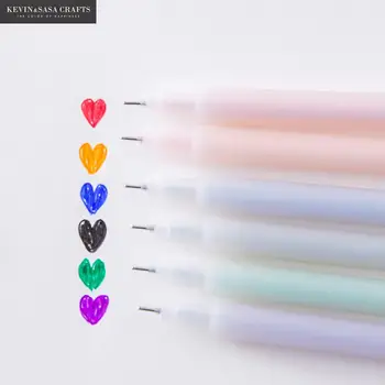 

6Pcs Color Gel Pen Cute Pen Stationary Kawaii School Supplies Gel Pens School Stationary Office Suppliers Pen Kids Gift Office