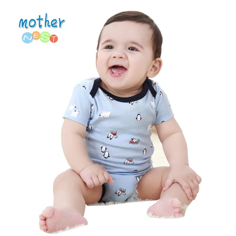 2018 Newly 100% Cotton Baby Bodysuit Boy Autumn Newborn Cotton Body Baby Long Sleeve Underwear Infant Boy Girl Pajamas Clothes (2)