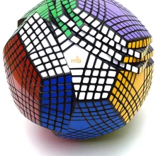 MF8 Petaminx, магический куб, головоломка, черный 9*9, додекаэдр, 9х9, скоростной куб, магические развивающие игрушки, подарок с дополнительными наклейками