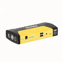 Высокая мощность 12 В автомобилная перемычка стартер аварийный блок питания 4 USB Автомобильное зарядное устройство для аккумулятора бустер Buster автоматическое пусковое устройство светодиодный