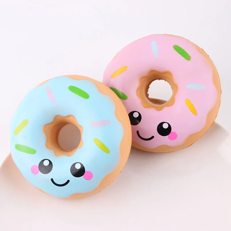 

Clearance Sale Donuts Squeeze Toys 10cm Lovely Doughnut Cream Scented Squishy Slow Rising Squeeze Toys Collection Sweet Smelling