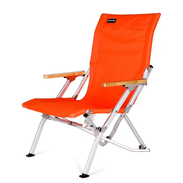 orange camping chair