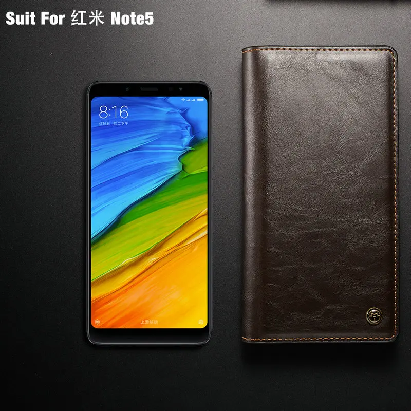 Чехол CaseMe для Xiaomi 6X MAX 2S 8 SE кожаный Универсальный чехол Бумажник телефона Redmi Note 5 6A