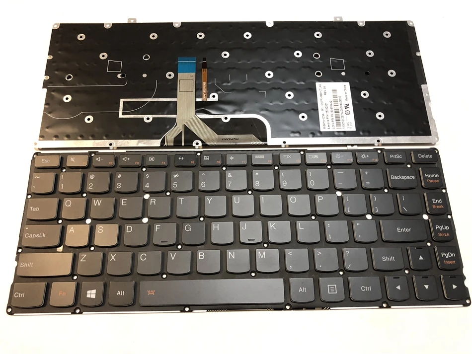 Американская испанская клавиатура с подсветкой для ноутбука Lenovo Yoga 2 Pro 13 Yoga2 Pro13 PN