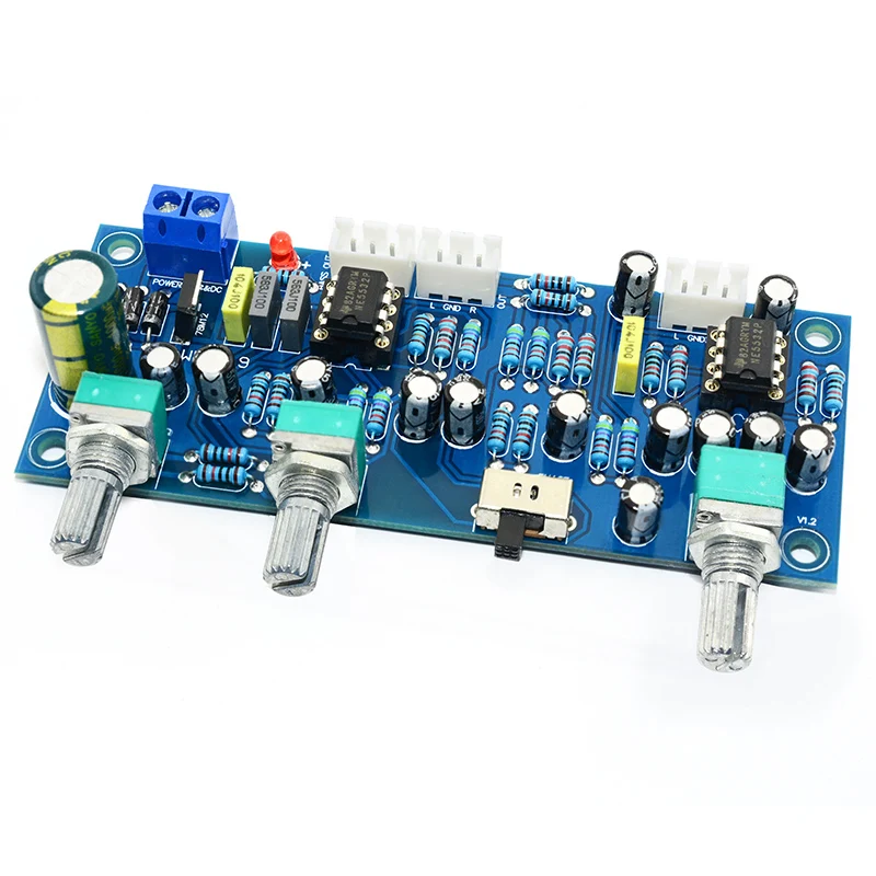 NE5532 + 78m12 2 1 канальный усилитель мощности платы Hi Fi 0 фильтр для низких частот