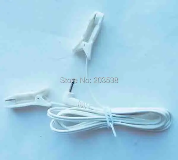 Tens ems Massage Ear clip electrode connecting lead 3.5mm wire for Sleep insomnia acupuncture therapy machine slimming massager Tens ems Massage Ear clip electrode connecting lead 3.5mm wire for Sleep insomnia acupuncture therapy machine slimming massager